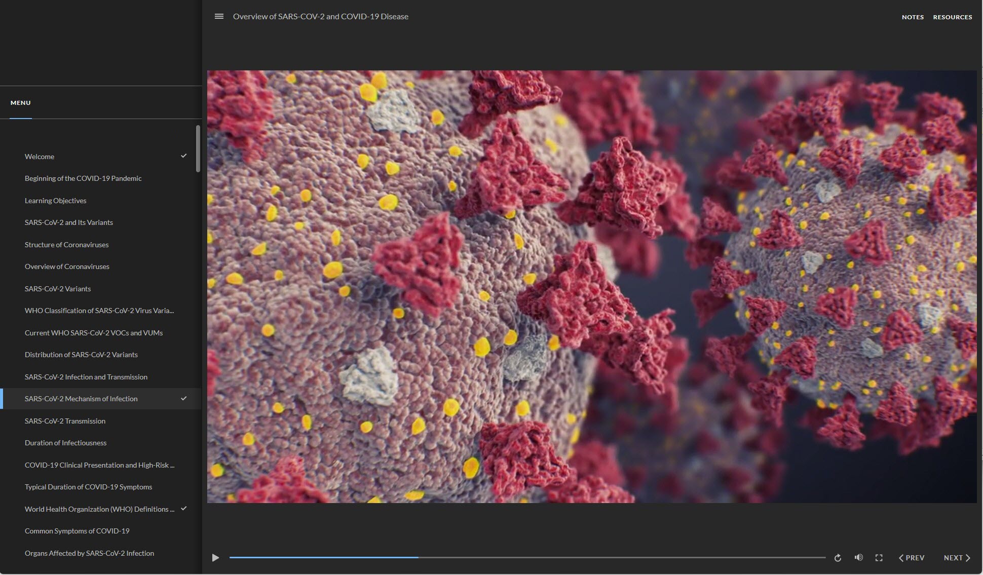 elearning example virus